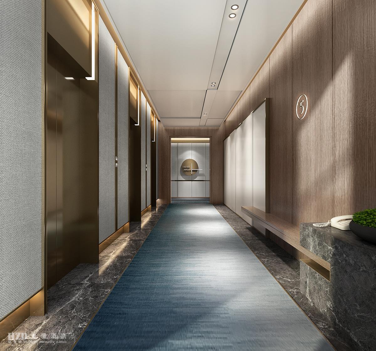 酒店電梯廳設計